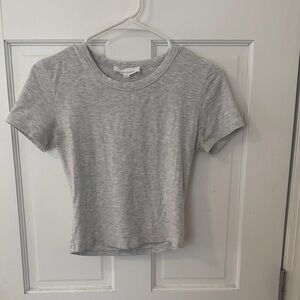 Pink Rose Heather Gray Tee